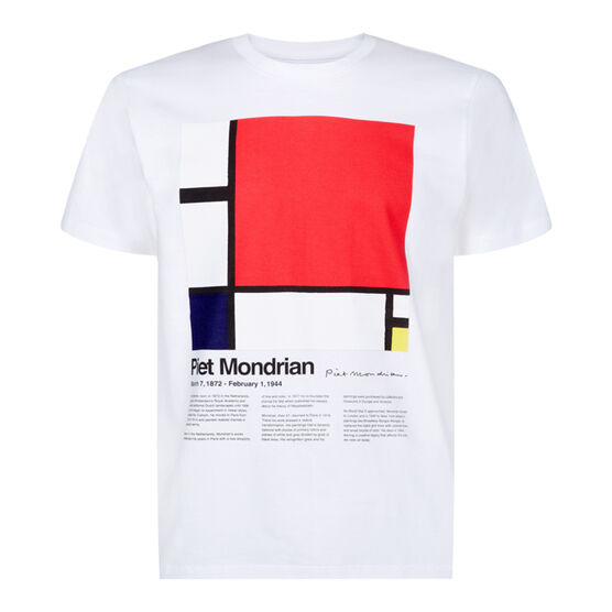 Mondrian white t-shirt